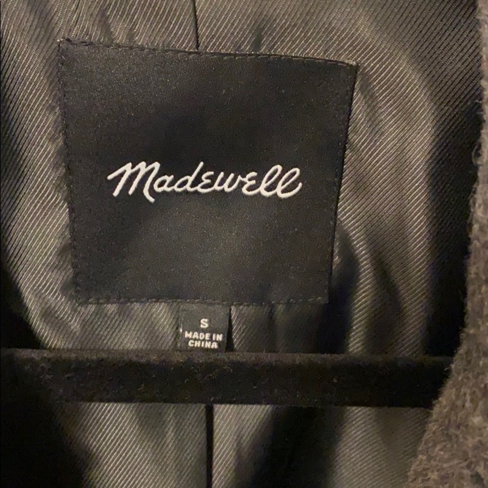 Madewell Wool Coat View 3